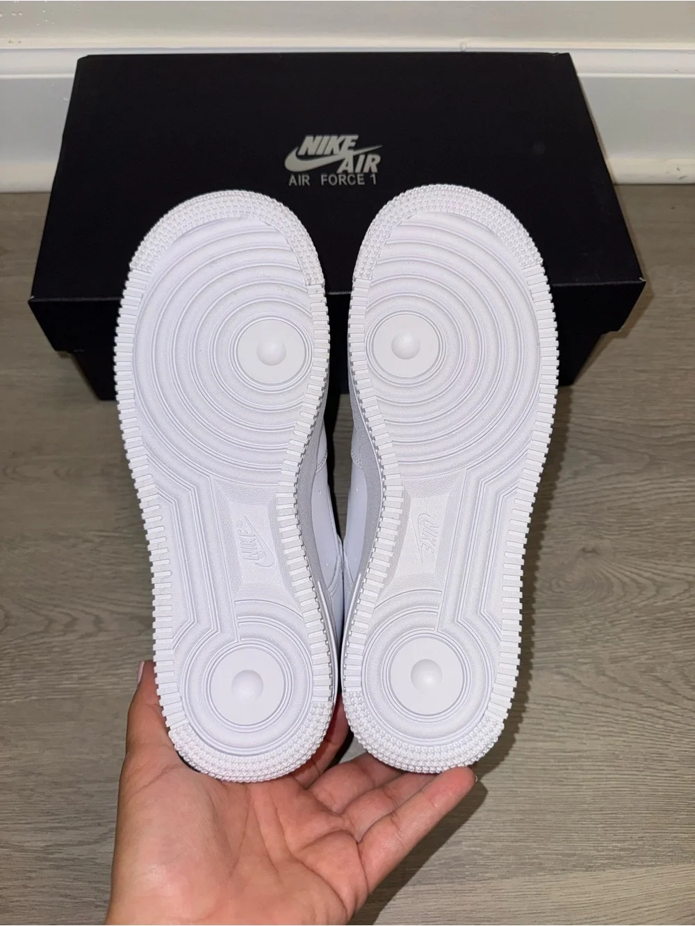 New Nike Air Force 1 '07 White Black - Just Do It Charms Sneakers